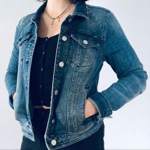Anthropologie Pilcro Stretch Denim Jacket